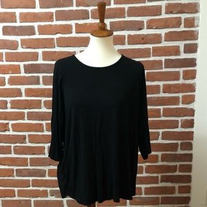 Cutout Back Swing Knit Top